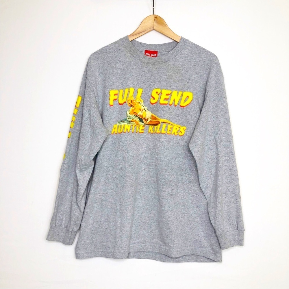 Full send auntie killers, graphic sweatshirt